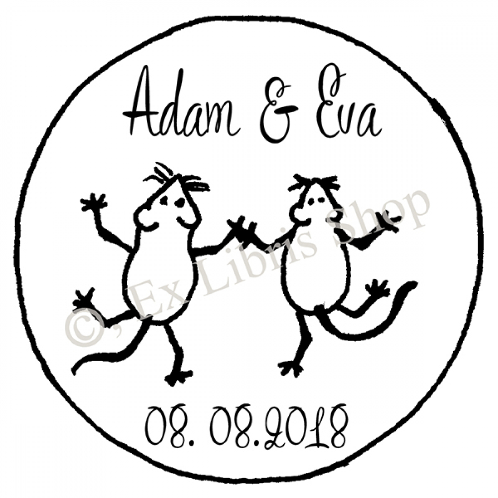 Hochzeitsstempel •Tanzende Mäuse•